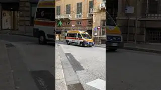 [AMERICAN SIREN] Ambulanza Nuova volontari de soccorso -  San Fruttuoso in Sirena #neiperte #italy
