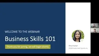 SIGMA Webinar: Business Skills 101