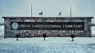 Great Lakes National Cemetery &bull; Holly, Michigan &bull; Winter