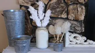 'On The Fly...DIY' Pampas Grass and Bunny Tails