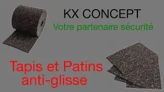 KX CONCEPT / Tapis antiglisse en caoutchouc pour le transport (rouleaux et patins antiglisse )