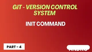 Git - init command or Enable version control integration | Tamil | Part - 4