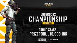 Underdogs Championship S1 (UCS1) | Group Stage | BGMI Tournament Live