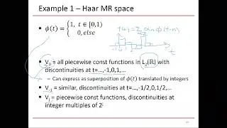 Multi resolution approximation (ECE 592 Module 43)