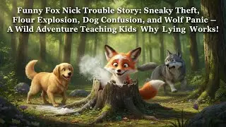 Crazy Fox Nick Chaos: Stolen Chickens, Scary Flour Monster, Confused Dog  Angry Wolf! A Funny Forest