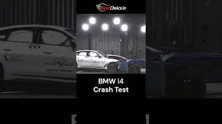 BMW i4 Safety Test 🚗💥 | Premium EV Crash Test #Shorts