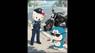 Doraemon's Bike Escape 🏍️ | 👮Jail Challenge | Funny Cartoon Animation Part = 1