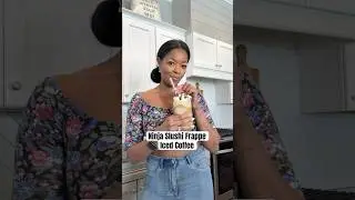 A Ninja Slushi Frappe is perfect for iced coffee lovers! This is easy to make with your fav flavors.