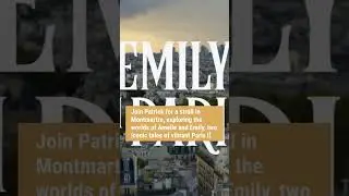 Live Walk in Paris Amelie VS Emily in&nbsp;Montmartre