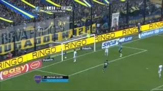 Gol de Calleri. Boca 2 - Quilmes 0. Fecha 17. Primera Divisi&oacute;n 2015. FPT.
