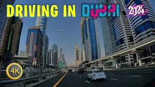 Driving in Dubai 🇦🇪 4K | Heavy Traffic Towards Sharjah | Al Quoz to Al Nahda (April 2024)