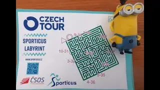 Czech O-Tour Sporticus Labyrint Maze Orienteering 24 March 2024