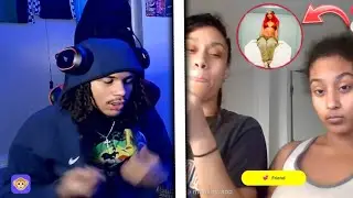 MY FIRST TIME ON THE MONKEY APP I MET A CATFISH😹.... *DUO EDITION*