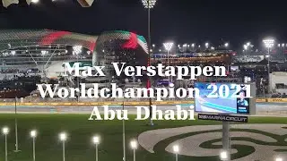 F1 Abu Dhabi race victory and first World Champignon titel Max Verstappen