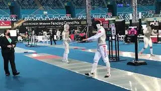 2022 Incheon Fencing Foil Grand Prix MEPSTEAD vs Choidongyun Poules