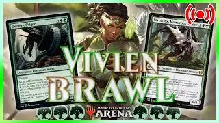 QUEEN Vivien, Monsters' Advocate Commands Her Army | 03/18/23 | MTG Arena Historic Brawl Green