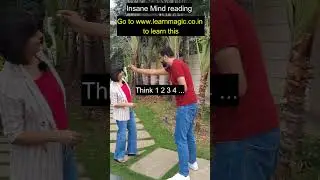 Mind reading Name | Go to www.learnmagic.co.in to learn #mentalism #mindreadingtricks #shorts