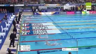200m Backstroke Final Glasgow 2014 Commonwealth Games