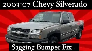 Get That Sagging Silverado Bumper Fixed in 5 Minutes -- Here's How!