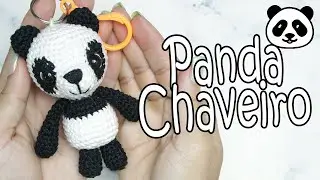 Panda Chaveiro Amigurumi 🐼