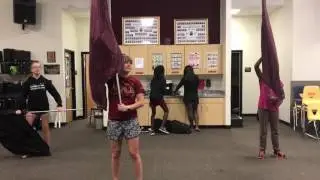 Colorguard tryout routine 2017-2018