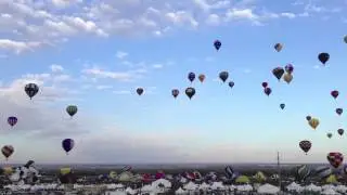 Albuquerque Balloon Fiesta 2012 Time Lapse