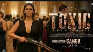 TOXIC: Introducing Ganga | Nayanthara | Rocking Star Yash | Official Trailer | FanMade Al