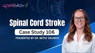 Case study 106 | Spinal cord stroke | explained by neurosurgeon Dr Betsy Grunch