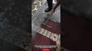 Wash Thick Carpets Using This Manual Tool | Dirt Lifts Off Instantly! #toolmancrew #toolsworkers