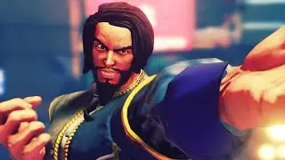 RASHID (Insurgent Musketeer) vs RYU (Track Suit) - CPU vs CPU - Street Fighter V CE MOD