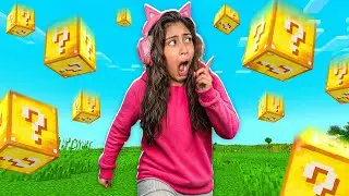 EST&Aacute; CHOVENDO LUCKY BLOCK NO MEU MINECRAFT!