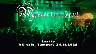 MUSTAN KUUN LAPSET Saatto -live at YO-Talo 24.11.2023