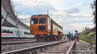 Plasser & Theurer in action on the Double Double Track (DDT) Project Stasiun Klender Baru