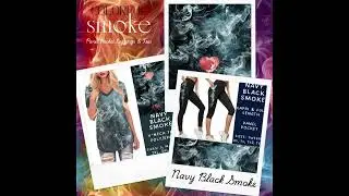 🔥 Smokin' Hot Colorful Smoke Sets! Made-to-Order Leggings & V-Neck Tees | Sizes Small through 4XL 💖