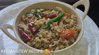 VERY QUICK & TASTY DEGI STYLE KEEMA RECIPE|Keema stew in degi style🍲|Khade masale ka keema ❤️