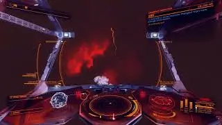 Elite Dangerous at sol solo titan approach and attack plus blue field avoided