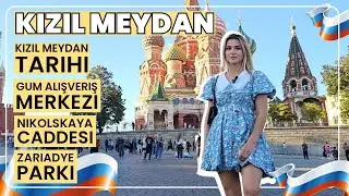 MOSKOVA KIZIL MEYDAN ! Aziz Vasil Katedrali, GUM, Zariadye Parkı,Nikolskaya Caddesi #redsquare #trip
