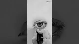 Realistic eye sketch | how to draw hyper realistic eye with graphite pencil | LILLYSART