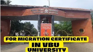 VBU university 🏛️🏛️🏛️ || For migration certificate || Vlog 🏍️🏍️