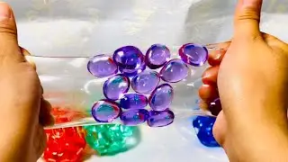 ￼Transparent gem ball, crystal clear Squishy toy decompression ball Sleep Well stress reliever