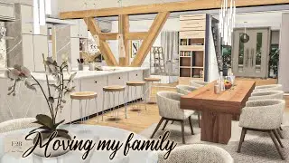 MOVING MY SIM FAMILY (6bed + 6bath) | Sims 4 CC Speed Build | DOWNLOAD LINK (TRAY+CC+LINKS)