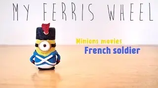 How to make a miniature French soldier minion out of polymer clay (Minions movie)