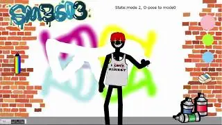 kinect - draw graffiti-  lizihan