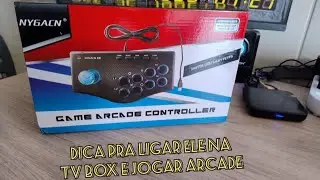 CONTROLE Arcade NYGACN : Dica jogar com ele na Tv Box Android & Pc windows ou Linux 
