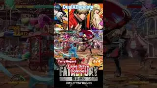 Blitz the Horizon!! Terry Bogard Lane Drive Combos #FatalFury #Combos