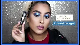 P.Louise Eyeshadow Base Review + Blue Eyeshadow Tutorial || Worth the hype?