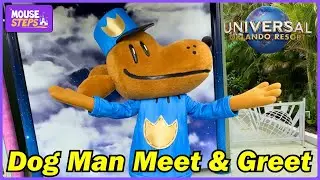 We Meet Dog Man at Universal Orlando Resort - DreamWorks Land