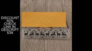 Animal Deer Plastic Embossing Folder Stencil Template For Scrapbooking Paper Birthday Christmas Card