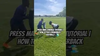 Press Man Coverage Tutorial | How to Play Cornerback Football 🏈 (DB Tips & Technique)