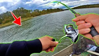 Jon Boat Bass Fishing! (Tracker Topper 14)